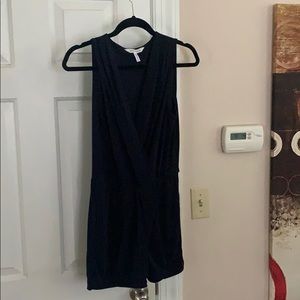 Navy blue romper